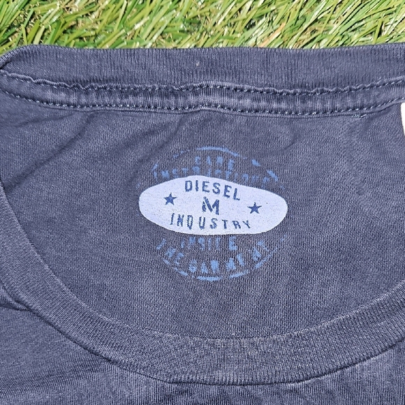 Diesel Designer Charcoal Graphic Tee Vintage - Picture 3 of 6